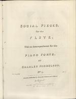 Social pieces for the flute : with an accompaniment for the piano forte : no. 4.